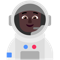 Astronaut- Dark Skin Tone emoji on Microsoft